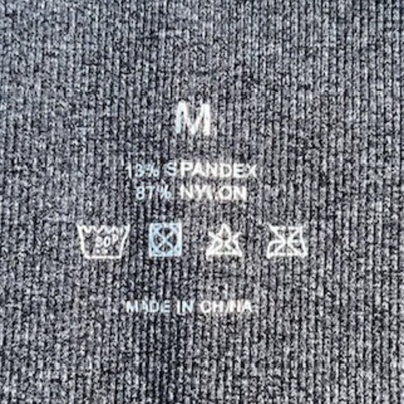 NVGTN Gray & Black Curve Contour Leggings- Size M - Picture 8 of 9